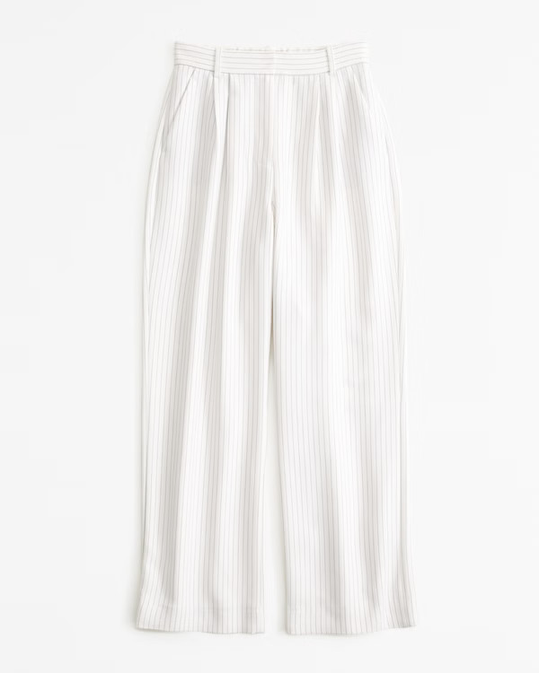 Curve Love A&F Sloane Tailored Pant | Abercrombie & Fitch (US)