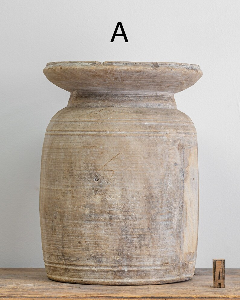 Large Vintage Wooden Vessel free Shipping | Etsy | Etsy (US)