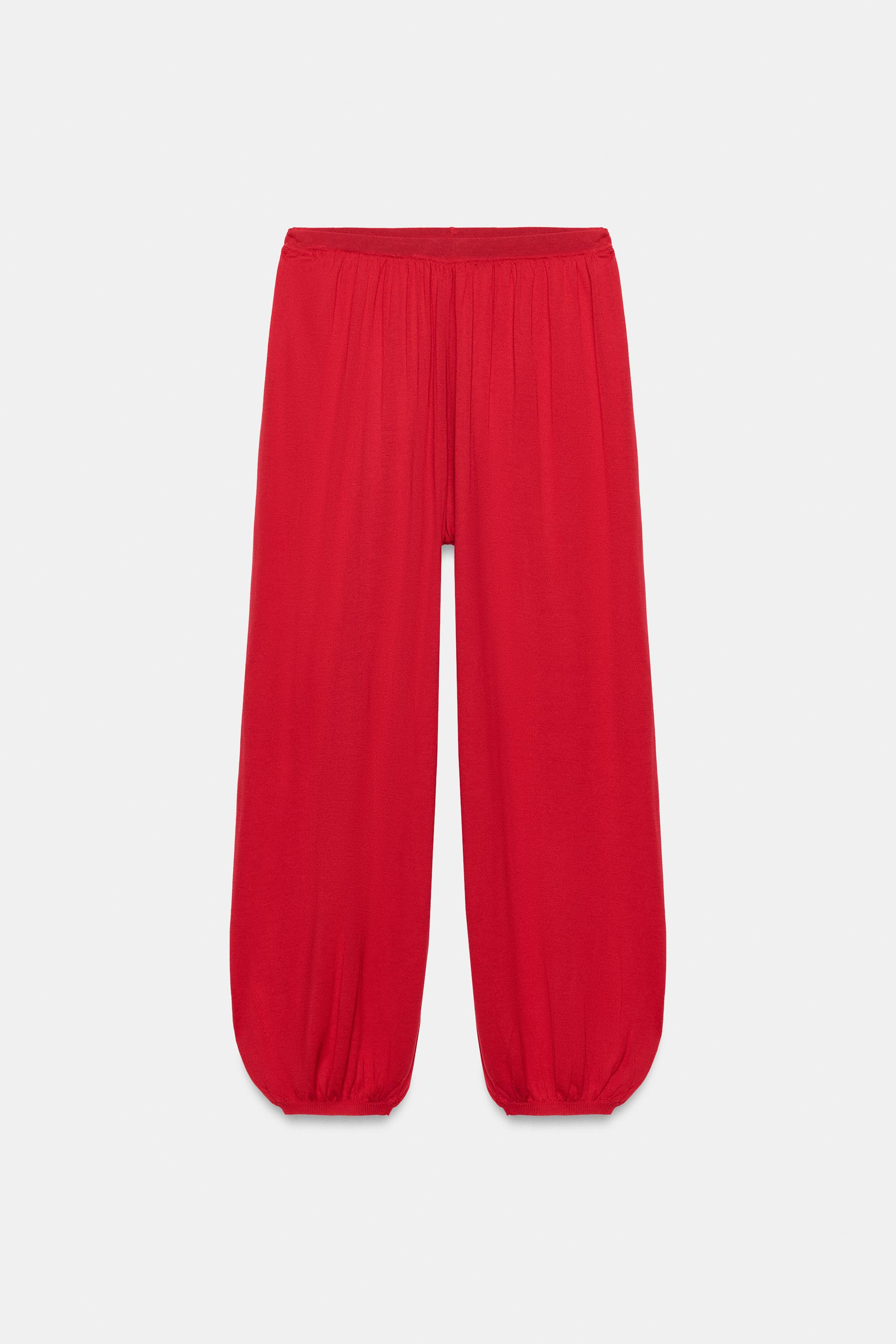 KNIT SAROUEL TROUSERS | Zara US
