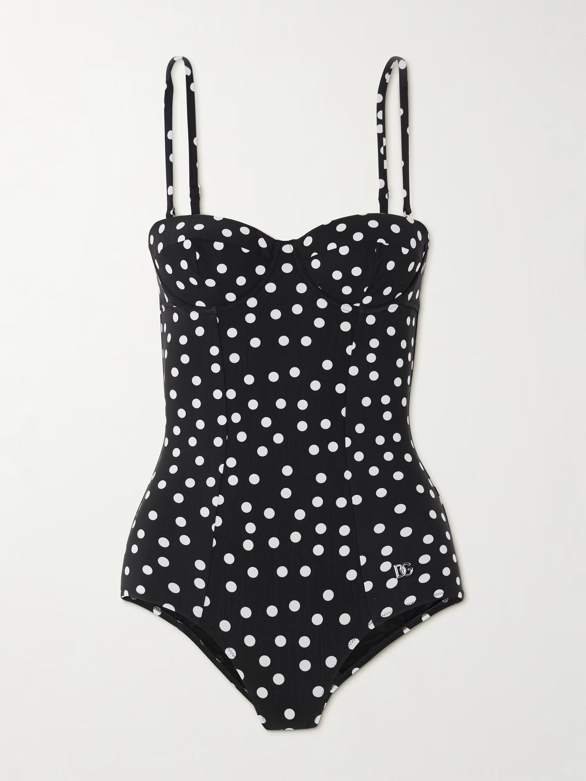 Polka-dot underwired swimsuit | NET-A-PORTER (UK & EU)