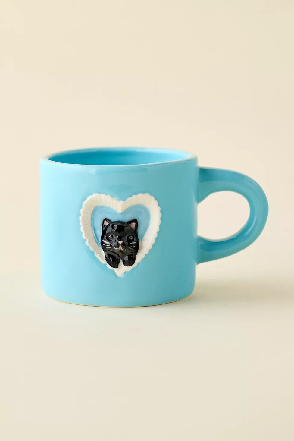 Kitty Cat Ceramic Peekaboo Mug | Urban Outfitters (US and RoW)