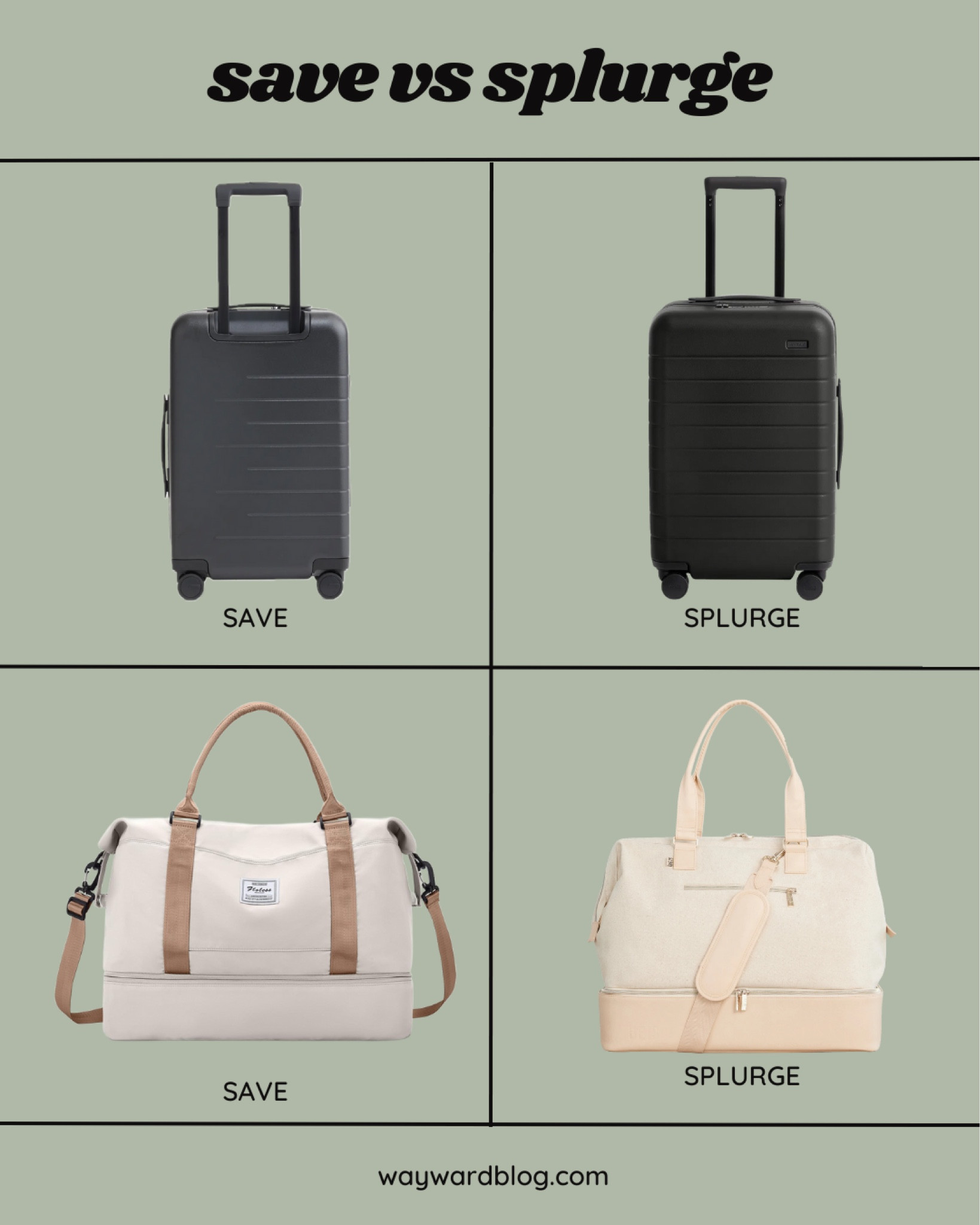 If you’re traveling extensively, the nicer luggage is usually worth the extra money - but if you’re just traveling on occasion, it may not make sense  

#LTKTravel #LTKSaleAlert