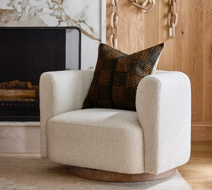 Cole Swivel Chair | Pottery Barn (US)