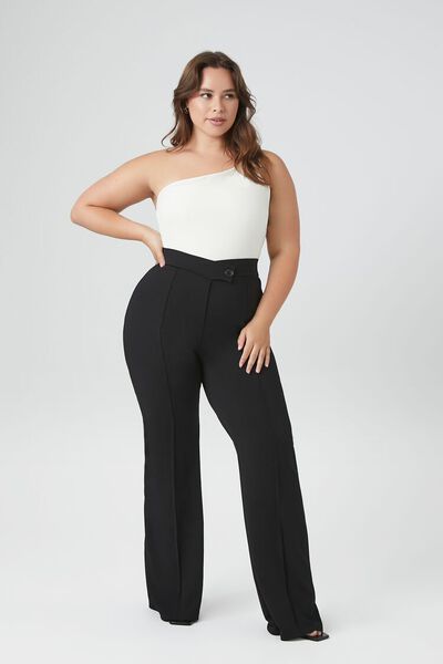 Plus Size High-Rise Flare Trousers | Forever 21 (US)