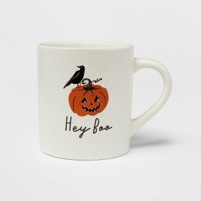 16oz Stoneware Hey Boo Halloween Mug - Threshold™ | Target