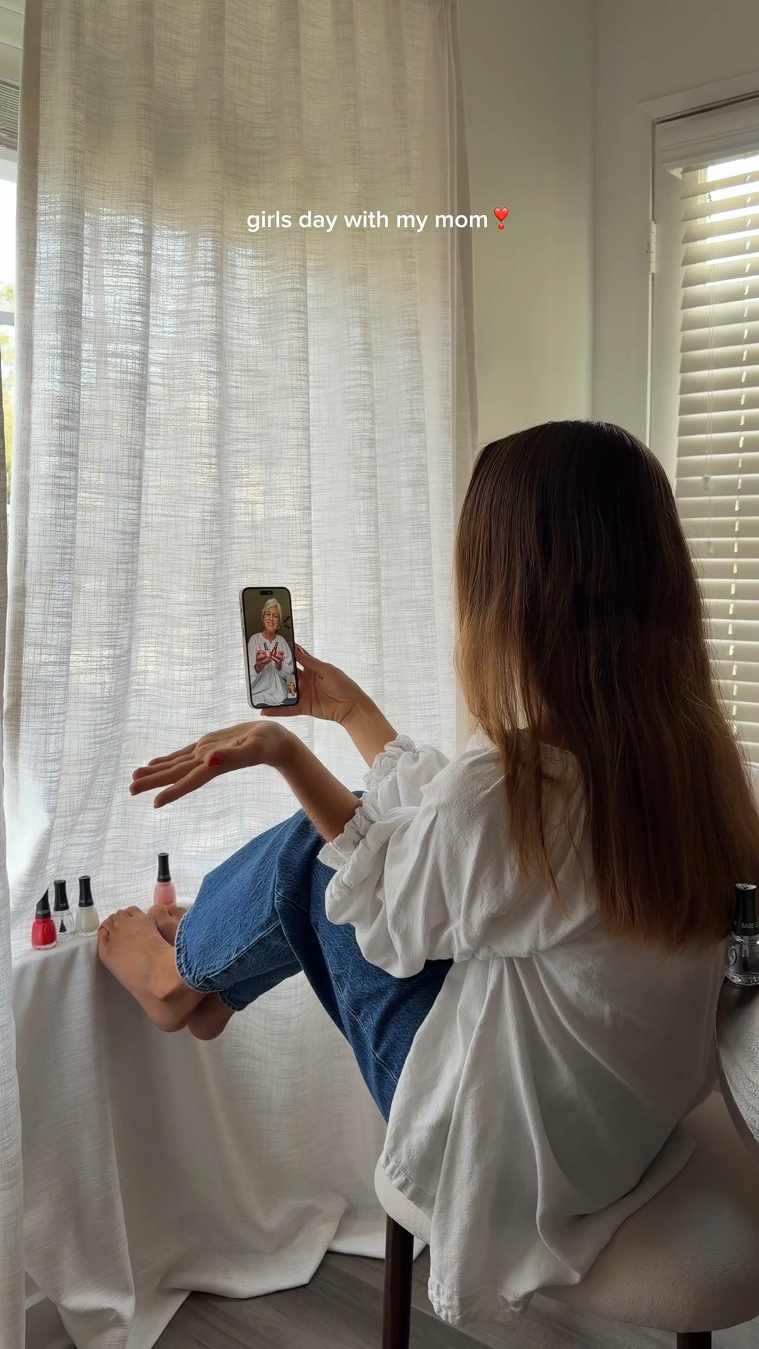 My mom and I have been loving girls days since I was little and now living far apart it’s just so sweet to still get to have them even if it looks a little different! We have both been using china glazes polish for happy fun nails and it is such a joy to get to share this time with her! Getting to just chat, talk about life, and laugh until we cry is just so special and I could not be more grateful for this time together, no matter how far apart! Here’s to  memories that I’ll remember forever! Available at @ulta

#LTKMothersDay #LTKgrwm #LTKdayinmylife