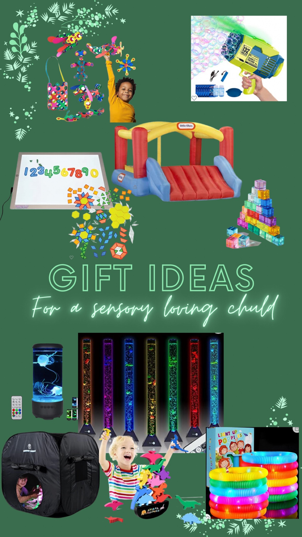 Gift ideas for the sensory loving child! 

#sensory #SPD #autism #ASD #autismgifts 

#LTKkids #LTKfamily #LTKHoliday