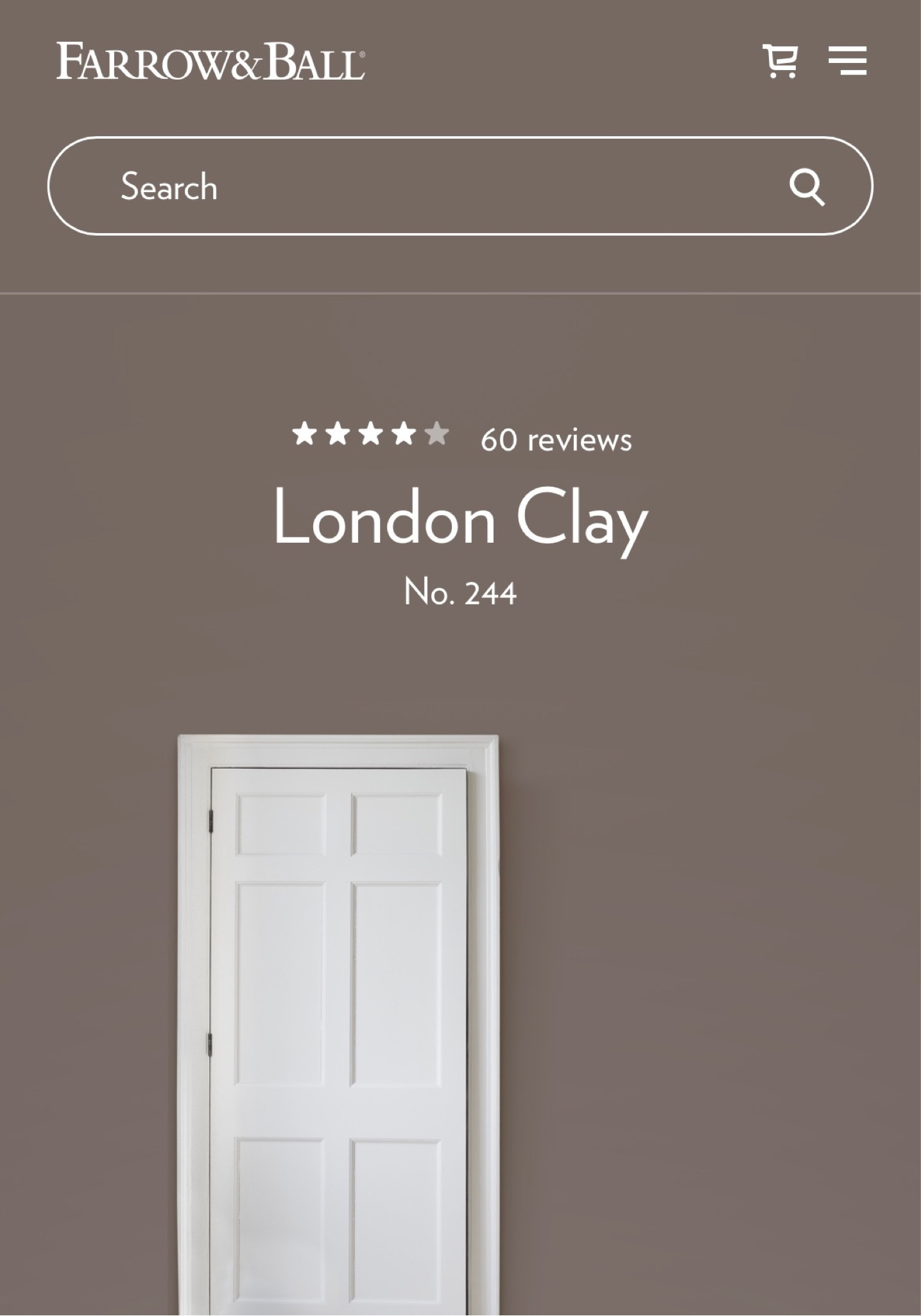 Testing this brown paint color for our bedroom

#LTKhome