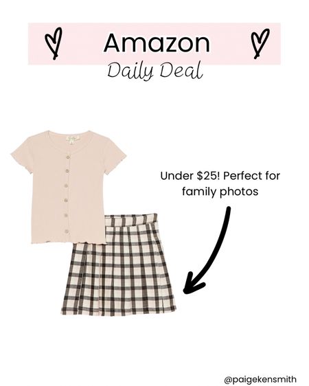 Amazon daily deal! Perfect outfit for fall family photos 

Kids fashion, Amazon, fall fashion, fall outfit

#LTKkids #LTKFind #LTKSeasonal