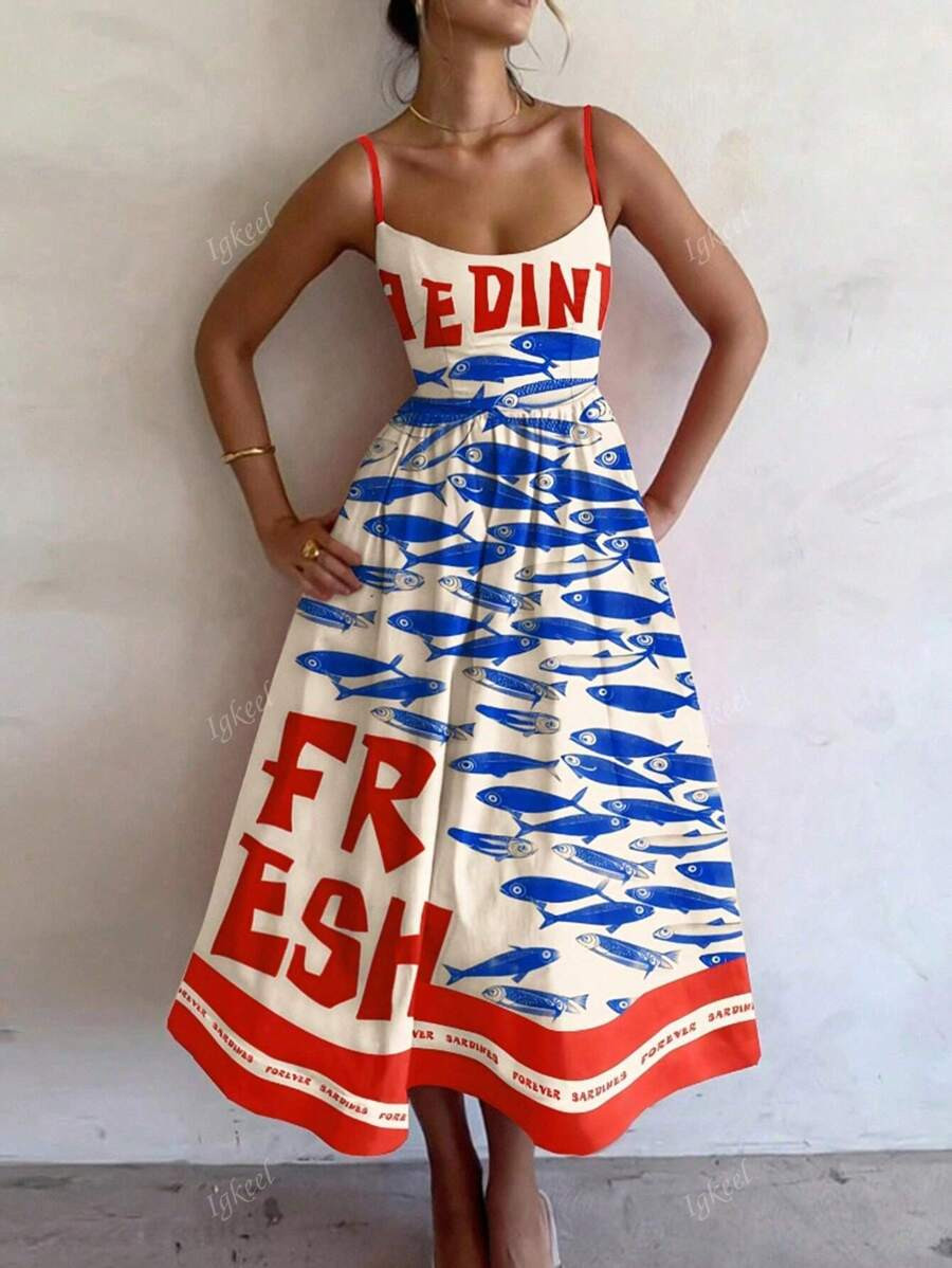 Plus Size Bohemian Women's Spring And Summer Fashion Casual Elegant Holiday/Vacation Style Contra... | SHEIN