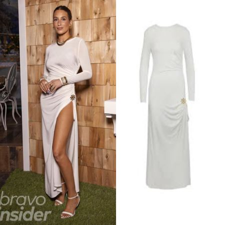 Amanda Batula’s Season 8 Reunion Dress is the $360 Asta Resort Tina Brooch Dress // Shop Similar Below 📸 =  @bravotv