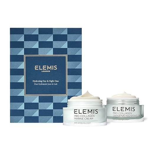 ELEMIS Hydrating Day & Night Duo | Pro-Collagen Day & Night Cream Holiday Skincare Gift Set Firms... | Amazon (US)