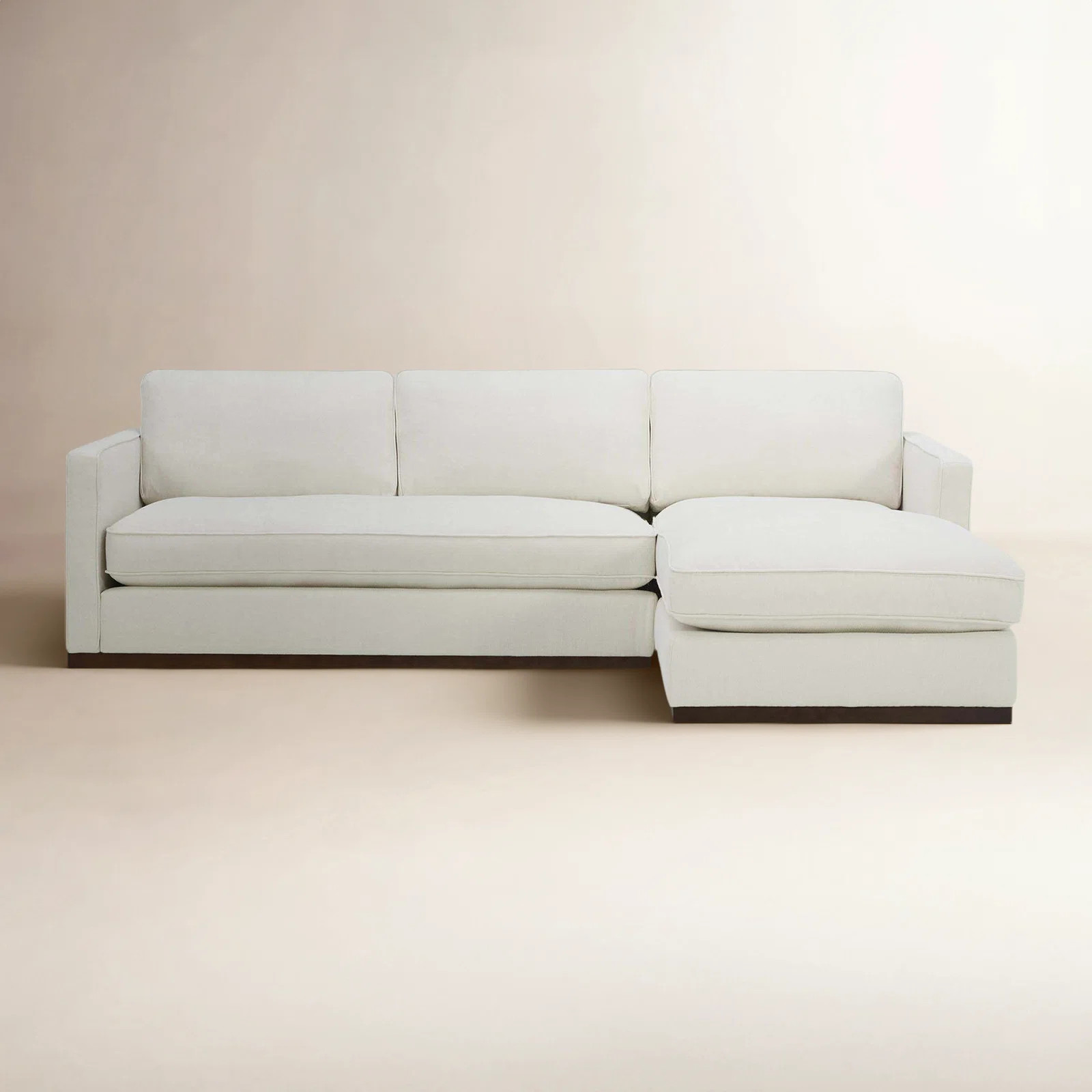 Bobbi Upholstered Chaise L-Sectional | Birch Lane