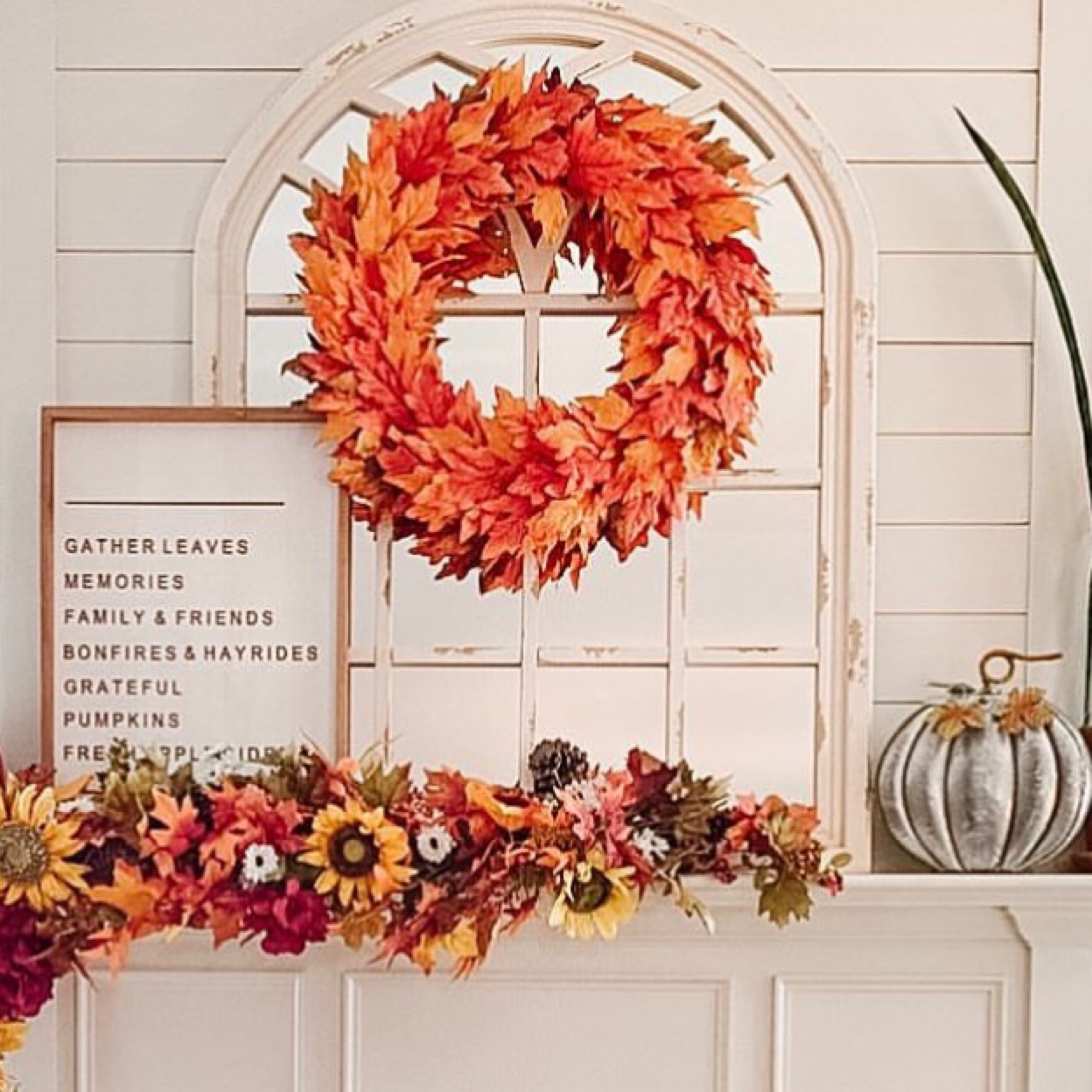 Wreath, fall decor, maple leaf, autumn decor, wall mirror, Kirklands, Amazon

#LTKGiftGuide #LTKhome #LTKSeasonal