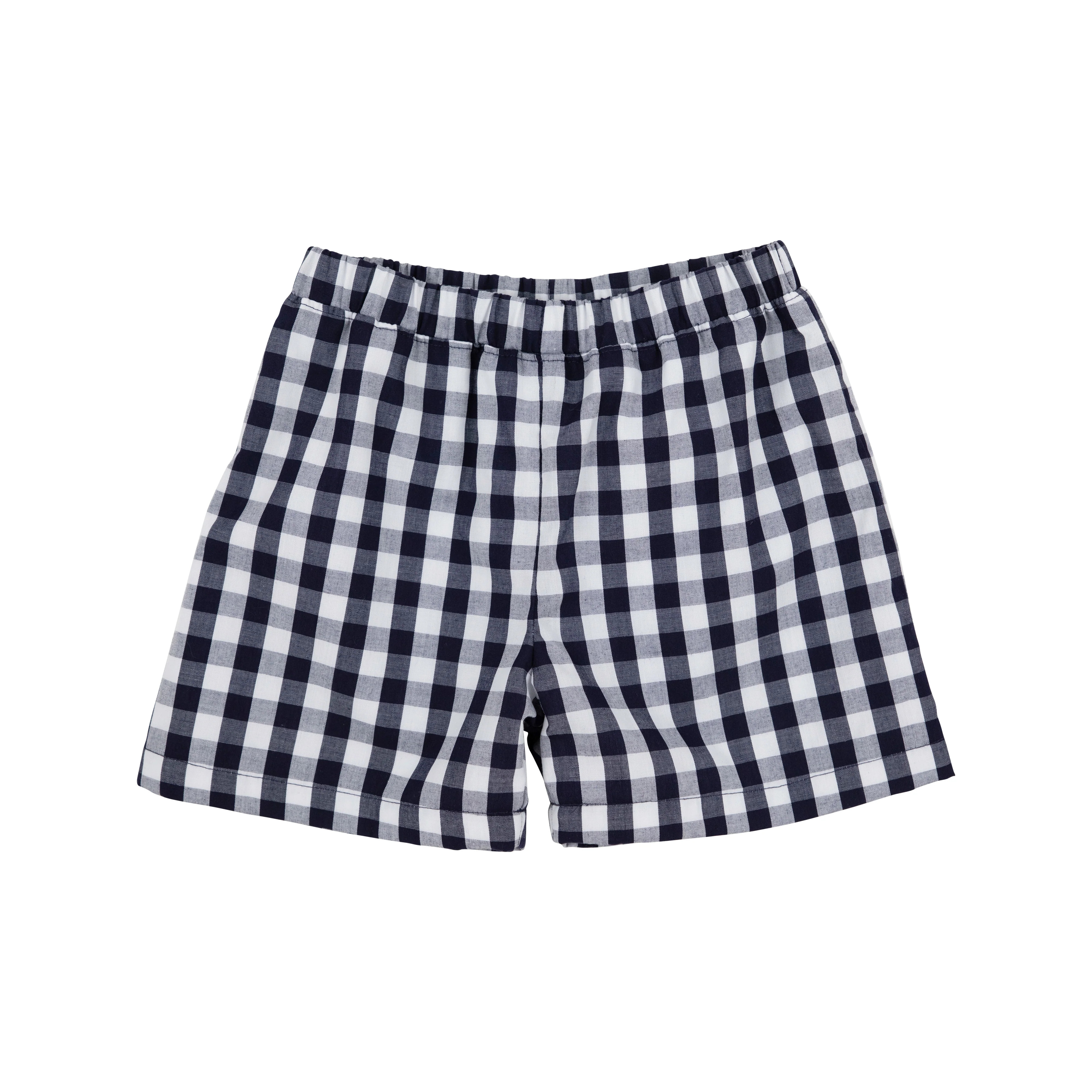 Shelton Shorts - Nantucket Navy Chatham Check with Kiawah Kelly Green Stork | The Beaufort Bonnet Company