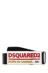 Dsquared2 Leather Belt — Black - 95 | Italist Inc.