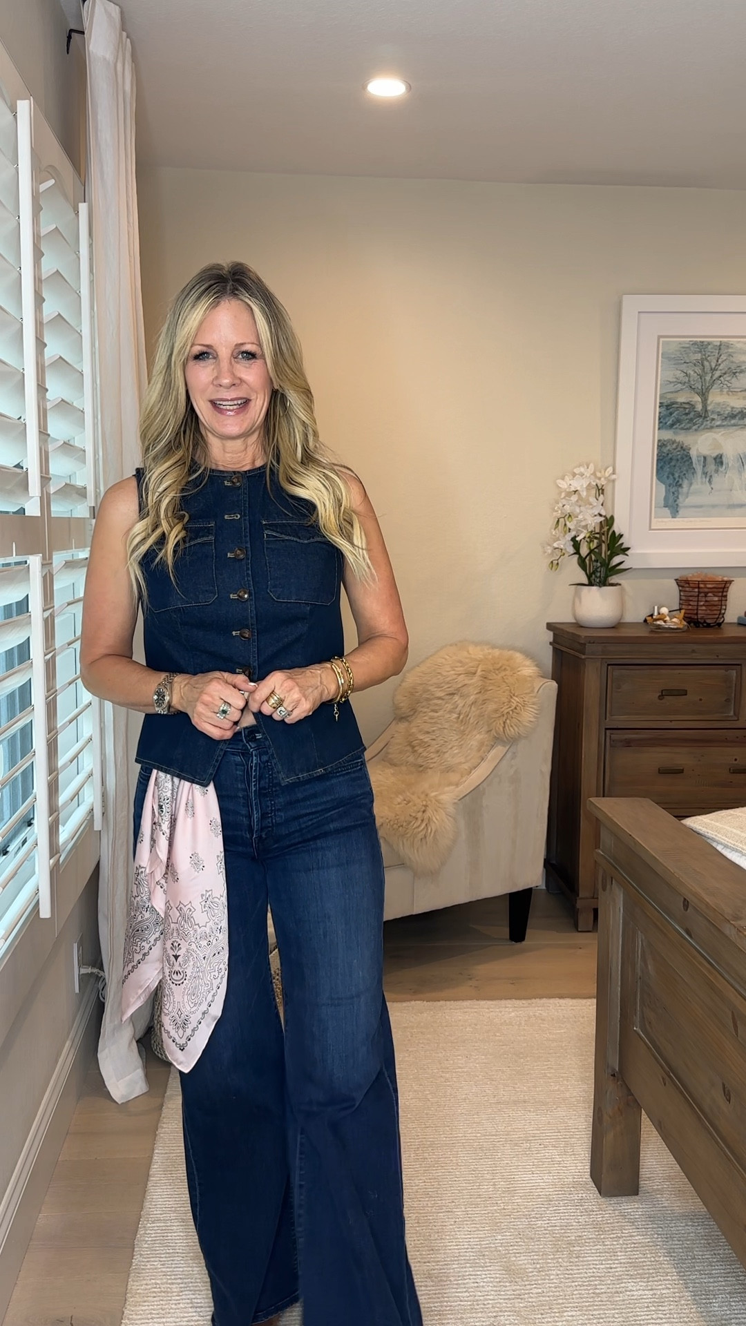 OOTD - Wearing a monochromatic all denim outfit with a splash of pink. Love these Mother’s jeans 💙💕

Red Carpet of Life, LTK over 50, jeans 

#LTKStyleTip #LTKWorkwear