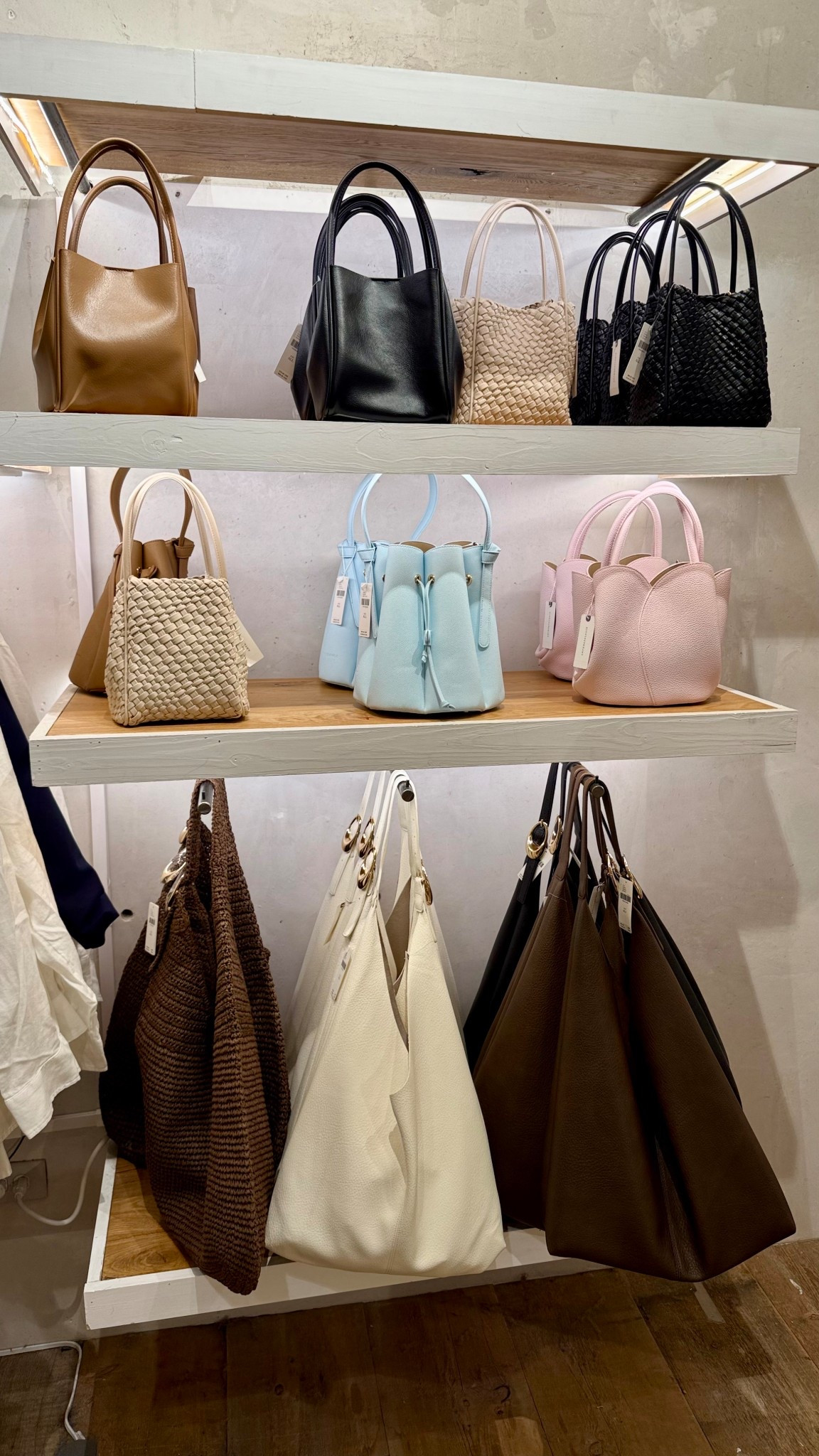 These Anthropologie bags caught my eye 😍

Anthro Anthropologie finds summer spring bag handbag tote shoulder bag woven leather straw vacation Easter pink blue brown raffia Laguna bucket bag slouchy Melie Bianco