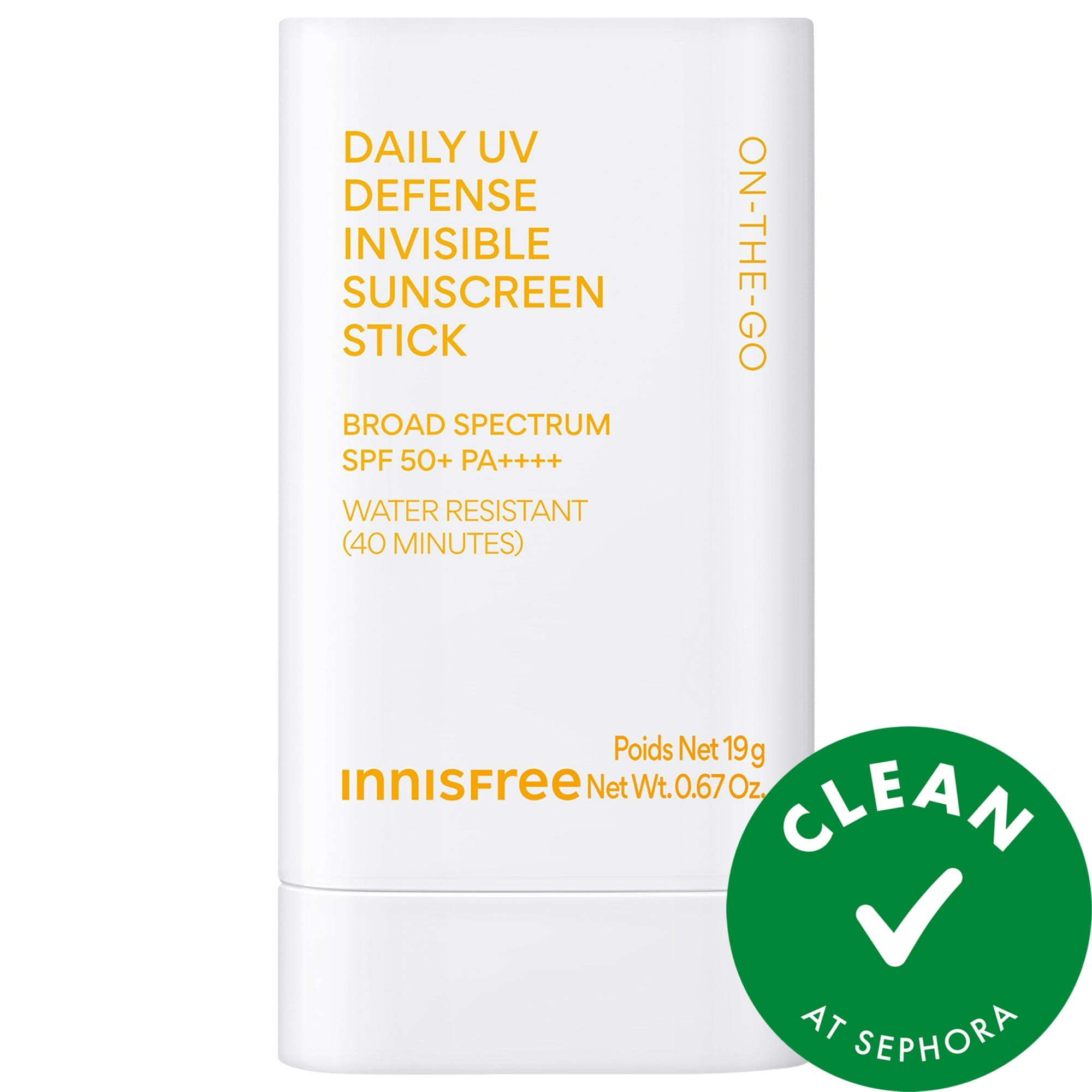 innisfree Daily UV Invisible Korean Sunscreen Stick SPF 50+ PA++++ 0.67 oz/19 ml | Sephora (US)