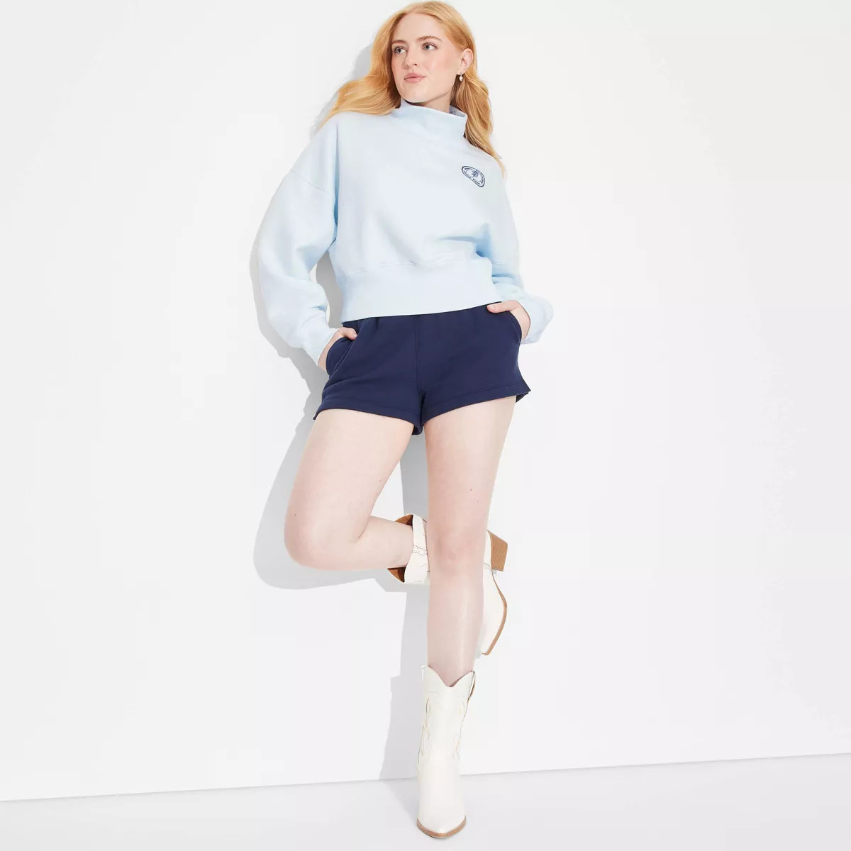 Women's Mock Turtleneck Sweatshirt - Wild Fable™ | Target