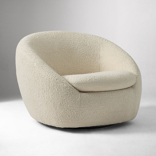 Cozy Swivel Chair (In-Stock & Ready To Ship) | West Elm (US)