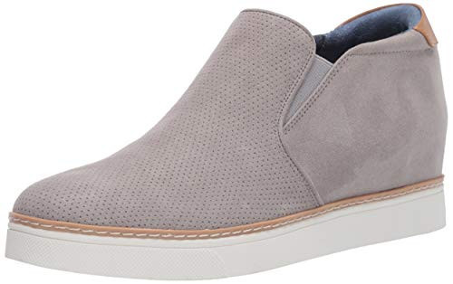 Dr. Scholl's Shoes Womens If Only Slip On Hidden Wedge Platform Sneaker,Soft Grey Microfiber,6.5 | Amazon (US)