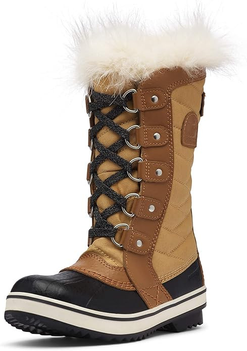 SOREL - Youth Tofino II Winter Snow Boots with Faux Fur Cuff for Kids | Amazon (US)