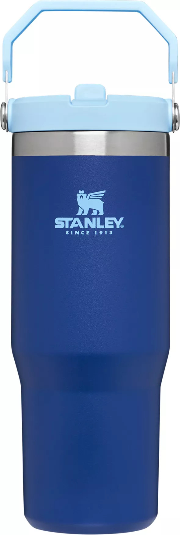 Stanley 30 Oz. IceFlow Tumbler with Flip Straw, Lapis Blue | Golf Galaxy