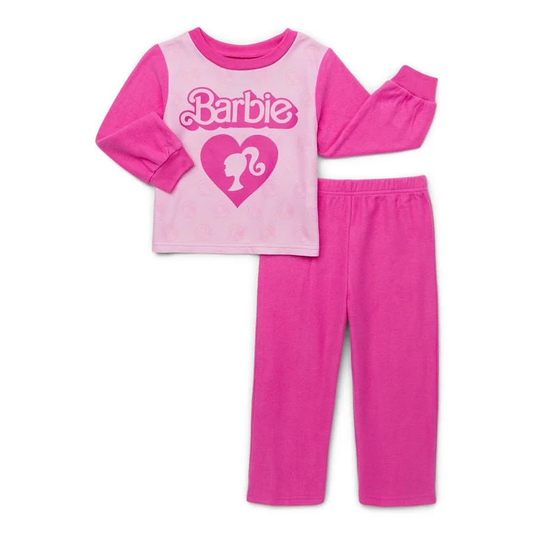 Character Toddler Long Sleeve Top and Pants, 2-Piece Pajama Set, Sizes 12M-5T | Walmart (US)