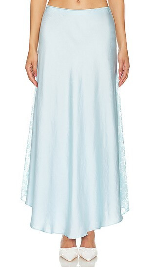 Free People X Intimately FP Make You Mine 1/2 Slip In Aqua-esque in Baby Blue. - size M | Revolve Clothing (Global)