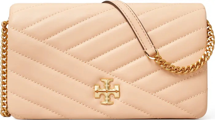 Kira Quilted Leather Wallet on a Chain | Nordstrom