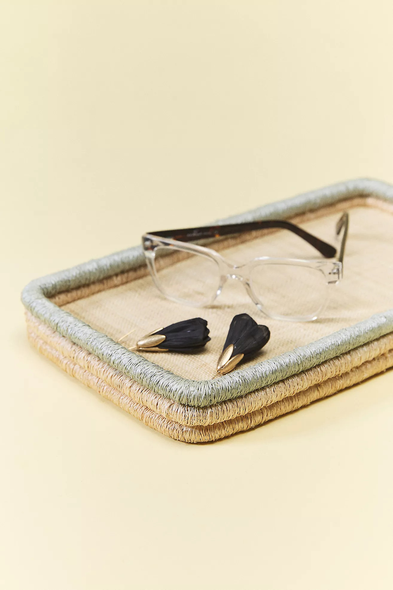 Coiled Rattan Tray | Anthropologie (US)