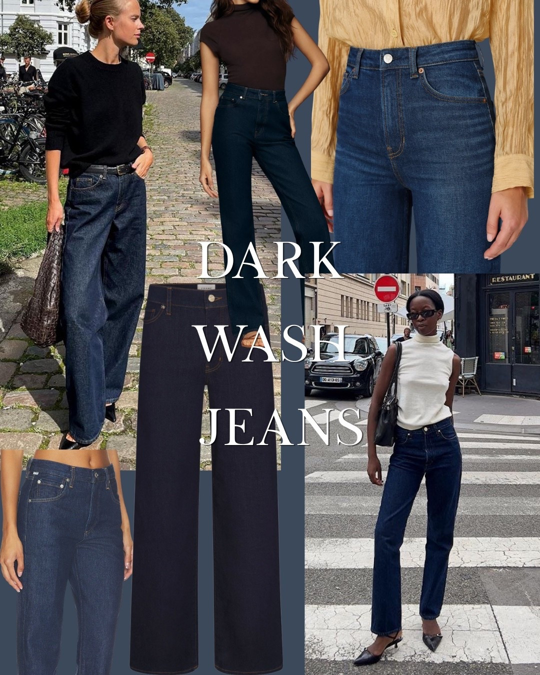 Dark jeans elevate the outfit instantly! I especially love straight leg jeans this season.

#LTKootd #LTKSeasonal #LTKOver40