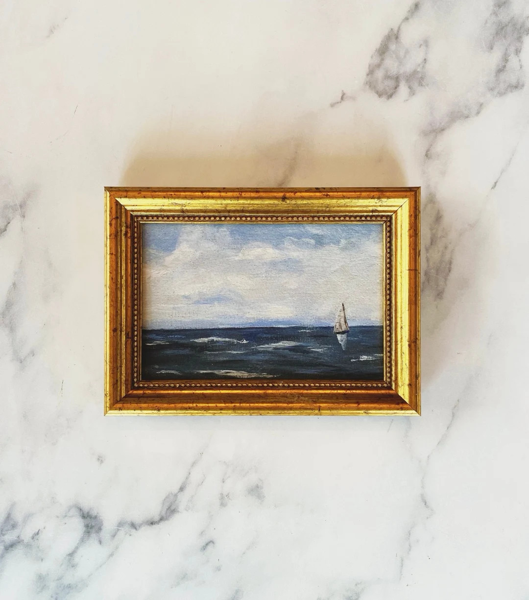 SAILBOAT 6 Art Print Oil Painting Oil Painting Print Coastal Beach Art Seascape Painting Minimali... | Etsy (US)
