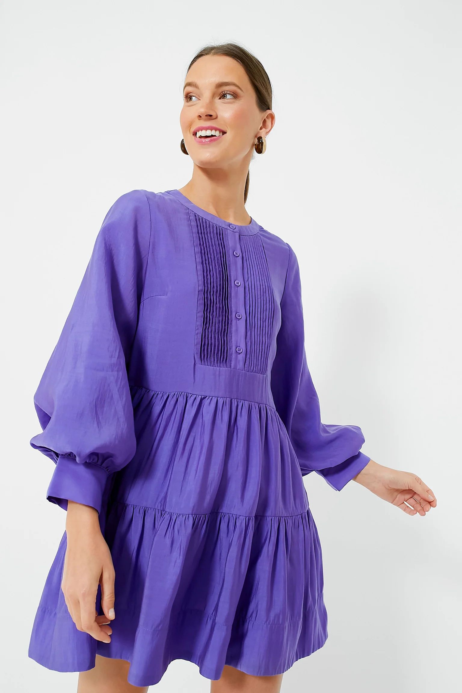 Purple Amie Mini Dress | Tuckernuck (US)