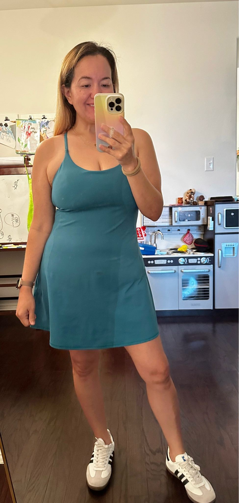 Shared this little sport dress in my stories today! Love that the back in not connected so it makes it super easy for bathroom breaks! Wearing a medium… I’d say size up if you have a larger chest. 

#LTKActive #LTKFindsUnder50 #LTKStyleTip