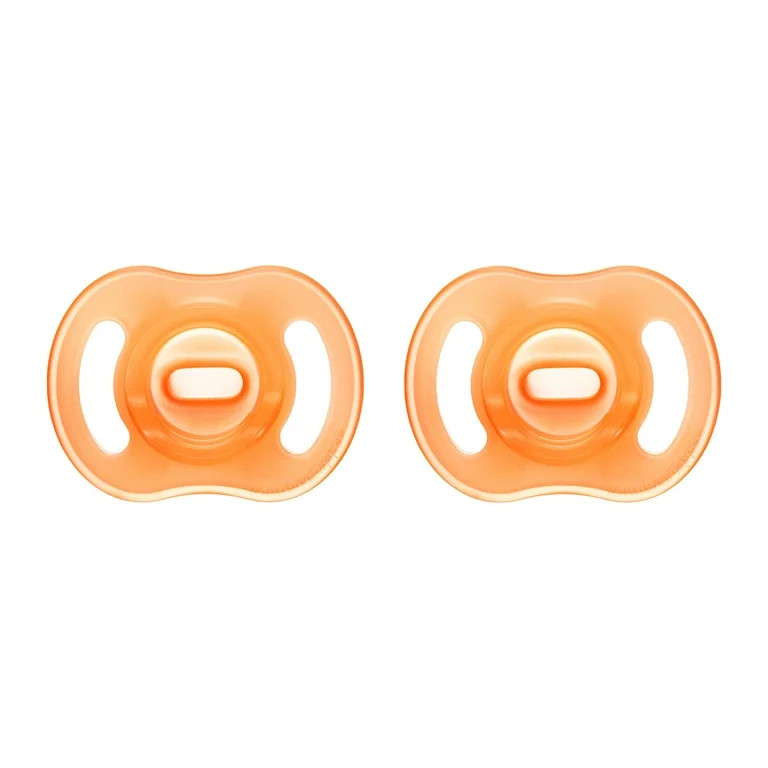 Tommee Tippee Ultra-light StayPut NightGlow Pacifier, 18-36 Months, 2 Pack, Soft Skin Feel, Extra... | Walmart (US)