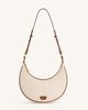 Carly Medium Shoulder Bag - Brown Canvas | JW PEI US