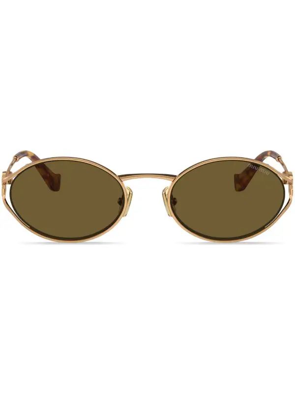 oval-frame tinted-lenses sunglasses | Farfetch Global