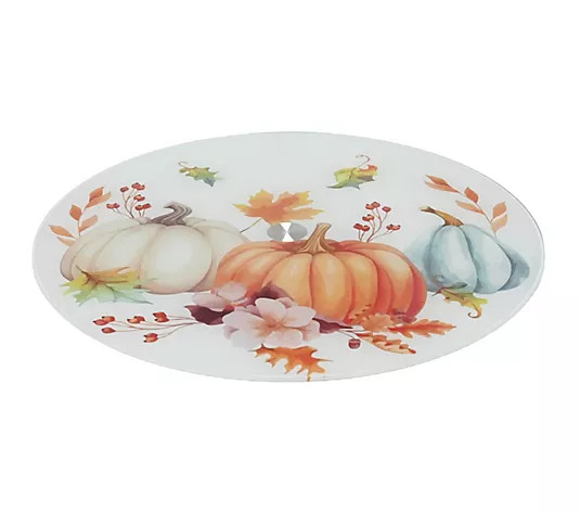 Temp-tations 14" Glass Lazy Susan | QVC
