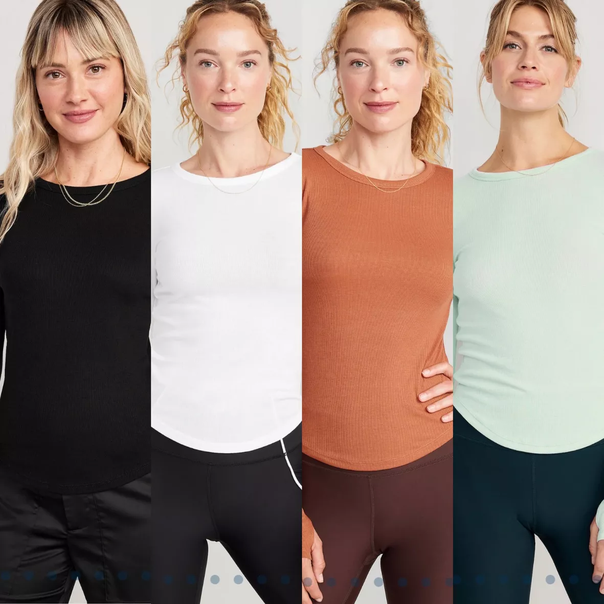 Women's Ribbed Round Neck Long … curated on LTK