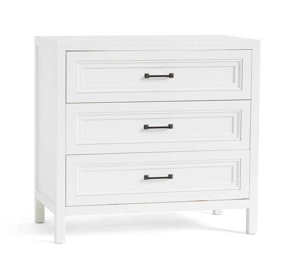 Sussex 3-Drawer Dresser, Bright White | Pottery Barn (US)