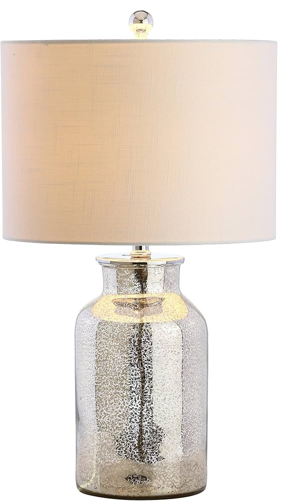 JONATHAN Y JYL1084A Esmee 24.5" Mercury Glass LED Table Lamp Contemporary Transitional Bedside De... | Amazon (US)