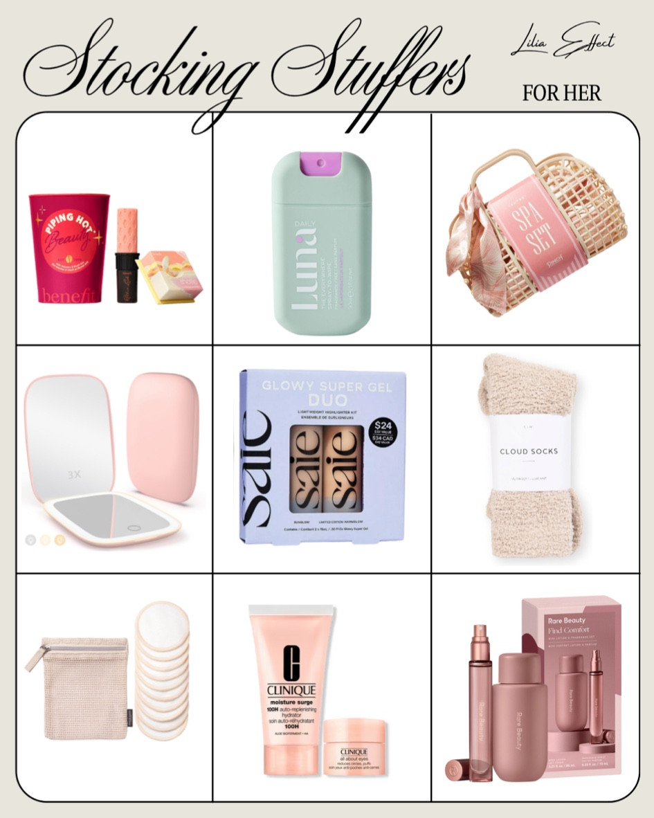 Here’s are some stocking stuffers ideas for women! Everything from makeup to skincare to self care products! 


gift guide, gifts for her, skincare, makeup, beauty, Sephora, saie, revolve finds, socks, Amazon finds

#LTKBeauty #LTKHoliday #LTKGiftGuide