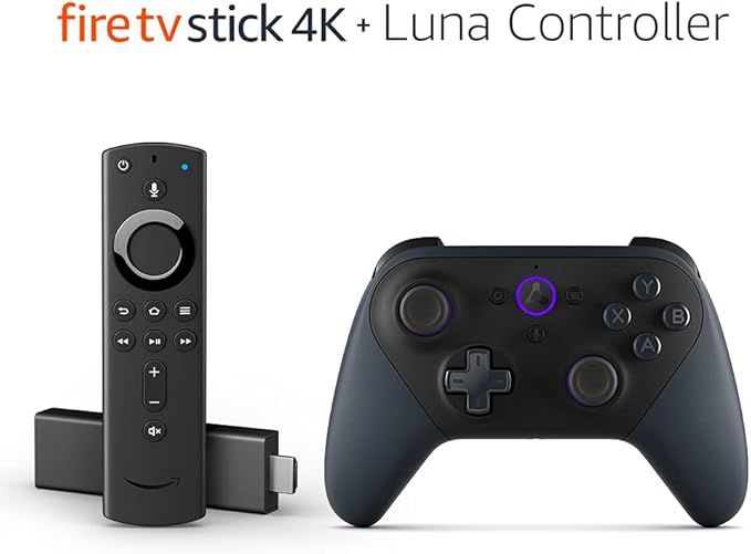 Fire TV Gaming Bundle including Fire TV Stick 4K and Luna Controller | Amazon (US)