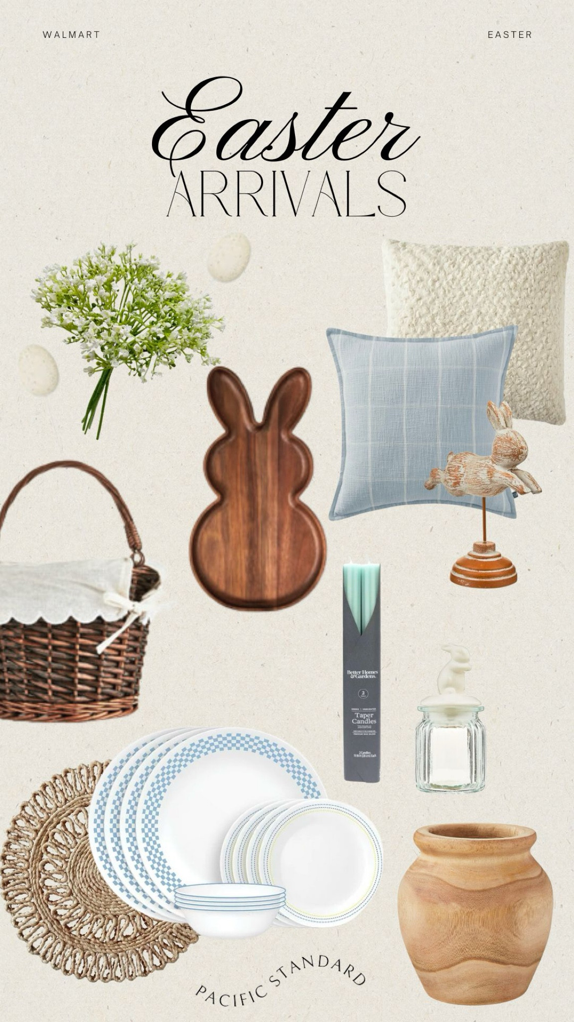 NEW! Easter Home Decor Arrivals from Walmart. Shop affordable seasonal decor finds • #easterdecor #easterdecorating 

#LTKstyletip #LTKSeasonal #LTKhome