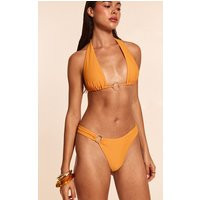 Orange Gold Ring Tanga Bikini Bottom | PrettyLittleThing US