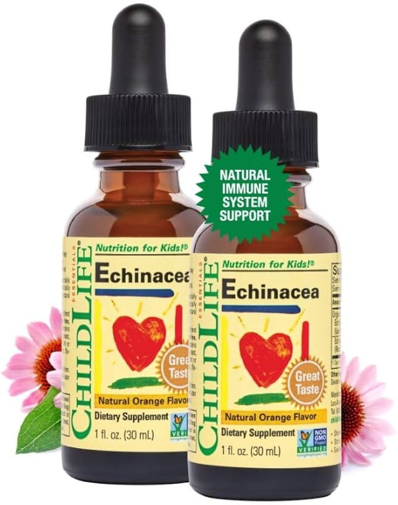 CHILDLIFE ESSENTIALS Echinacea for Kids - Kids Echinacea Drops, Liquid Echinacea Tincture, Alcoho... | Amazon (US)