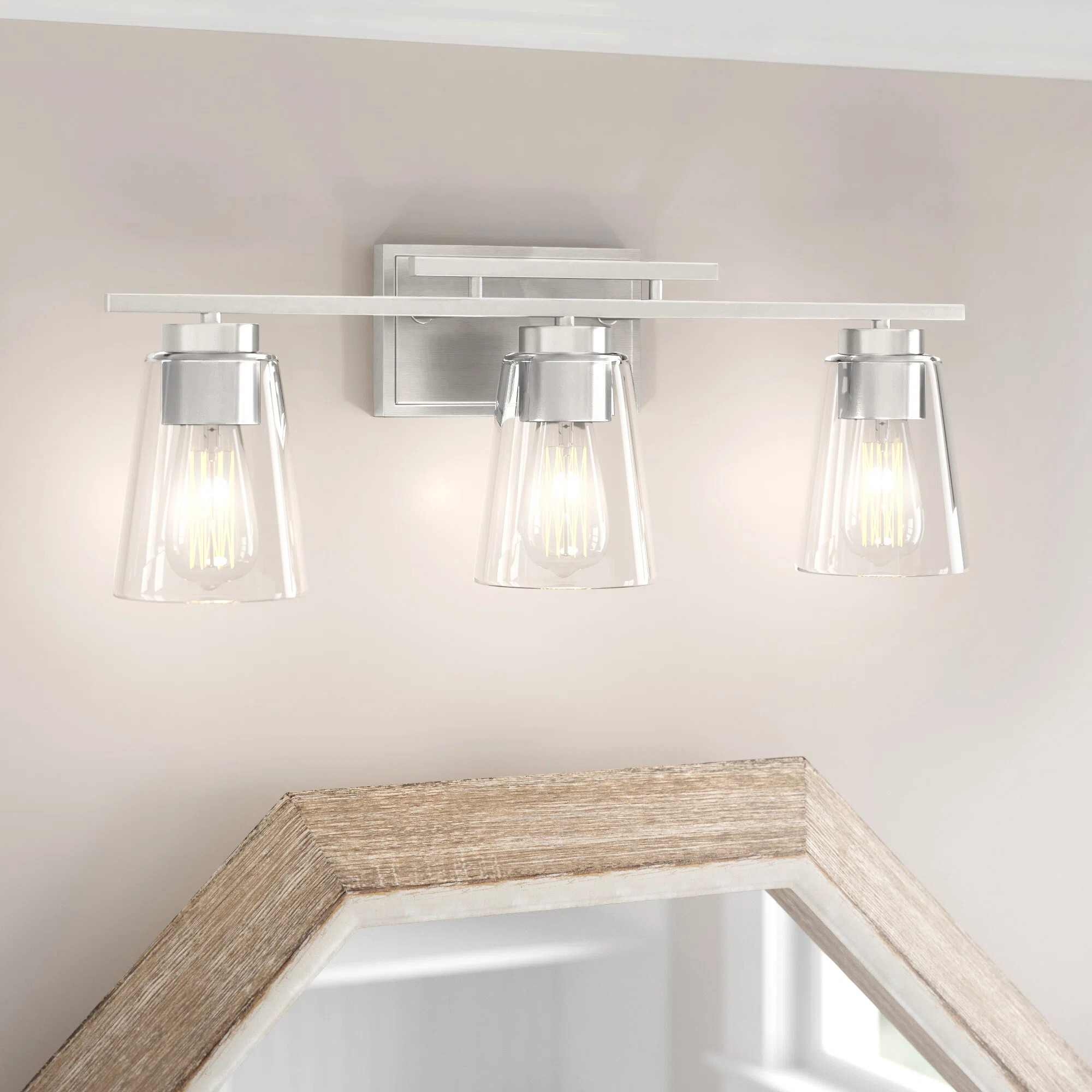 Three Posts Averi 3-Light Dimmable Vanity Light & Reviews | Wayfair | Wayfair North America