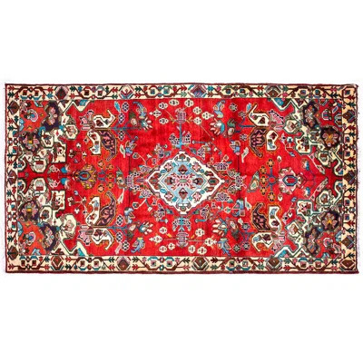 Byra One-of-a-Kind 4'7" x 9'4" 1970s Area Rug in Red/Beige/Blue | Wayfair North America